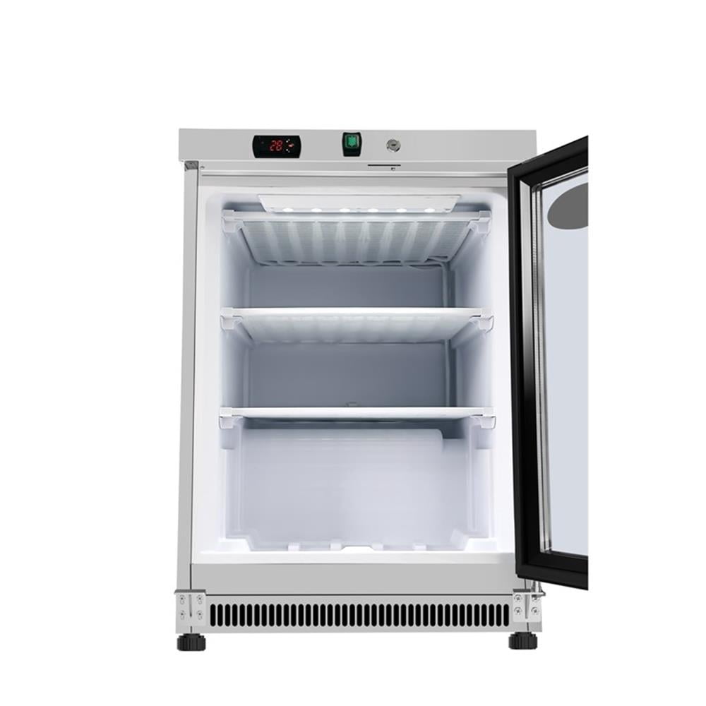 Pemberly Row 24" Commercial Countertop Display Freezer & Glass Door 46 cu. ft.