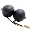thumbnail image 4 of 8.5 "Universal Motorcycle Dirt Bike Dobles De Montaje Lateral Bombilla H4 55W Negro shamjiam Luz de cabeza dual de la motocicleta, 4 of 8