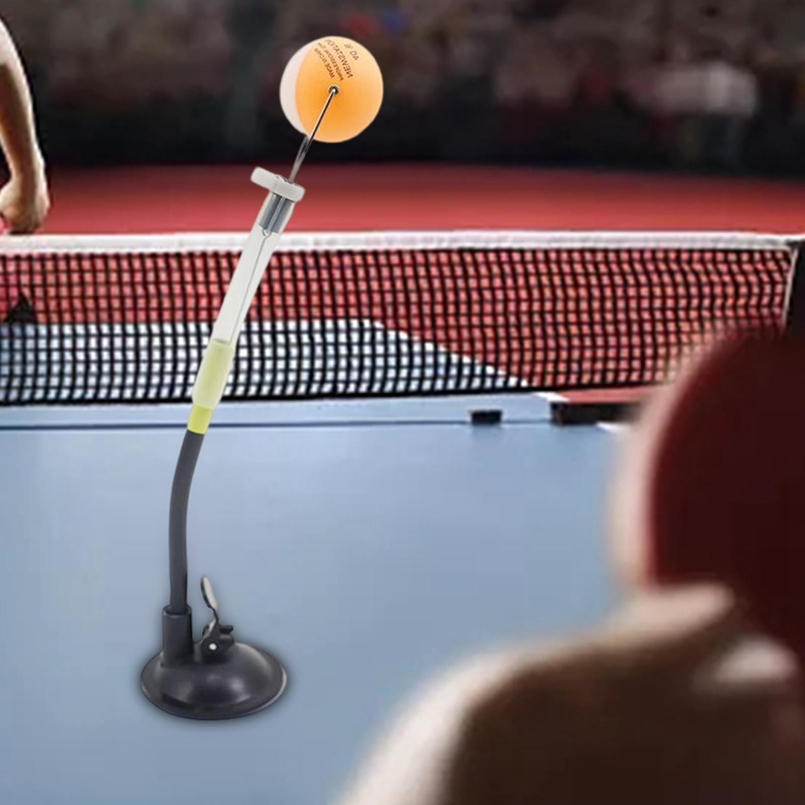 Le Jeu Interieur Du Tennis Robot Entraîneur Tennis De Table - Machine à Balle Ping Pong Avec Base Et Tige Réglable, Pour Pratique Solo Trainer Balle Tennis