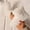 White, variant on Women Roll Over Fleece Lined Short Snow Boots Faux Suede Chunky Platform Ankle Booties, Non Slip Warm Boots for Cold Weather White 9.5(43)