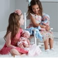 thumbnail image 5 of Real Girl Baby Doll 15 | Anatomically Correct | JC Toys - La Newborn | Made in Spain | Pink Knit Outfit & Accessories | Ages 2+, 5 of 5
