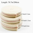 thumbnail image 2 of 3 Rolls 19.5 Foot Oil Lamp Cotton Flat Wick 100% Cotton for Oil Lamps or Paraffin Oil and Kerosene Based Lanterns (1/2 '',3/4''& 7/8 '',6.5 Feet per Roll), 2 of 5