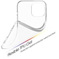 thumbnail image 4 of Clear Transparent Case See-Thru Flex Gel TPU Skin Slim Phone Cover for Apple iPhone 12 Pro Max (6.7"), 4 of 8