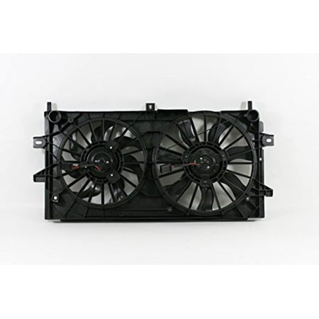 Dual Radiator and Condenser Fan Assembly - Pacific Best Inc For/Fit GM3115188 06-13 Chevrolet Impala 14-16 Impala Limited 06-15 Monte Carlo 05-08 Grand