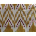 thumbnail image 4 of oneOone Georgette Viscose Fabric Chevron Ikat Print Fabric By Yard 42 Inch Wide, 4 of 4