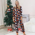 thumbnail image 3 of DAKIMOE Halloween Pajamas Family Matching Set Holiday Print Long Sleeve Jammies Loungewear PJs Set Sleepwear Adult Kids Men Women Toddler, 3 of 10