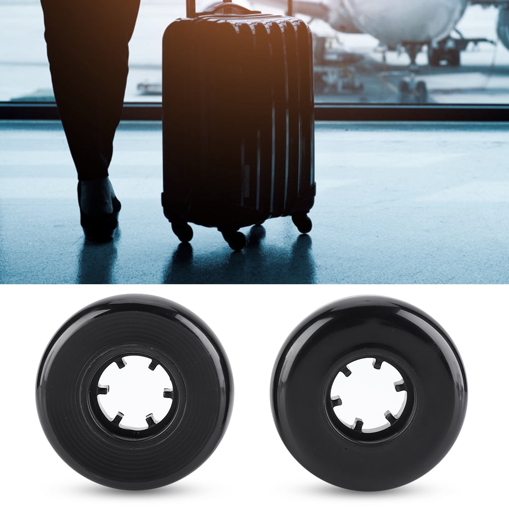 Kit De Réparation Roues De Valise - 2 Roues PU 60x24 Mm, Marque Uxcell, Neuf Sous Emballage