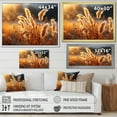 thumbnail image 4 of Designart "Country Charm landscapes Of Gold" Landscapes Floater Framed Wall Art Living Room, 4 of 7