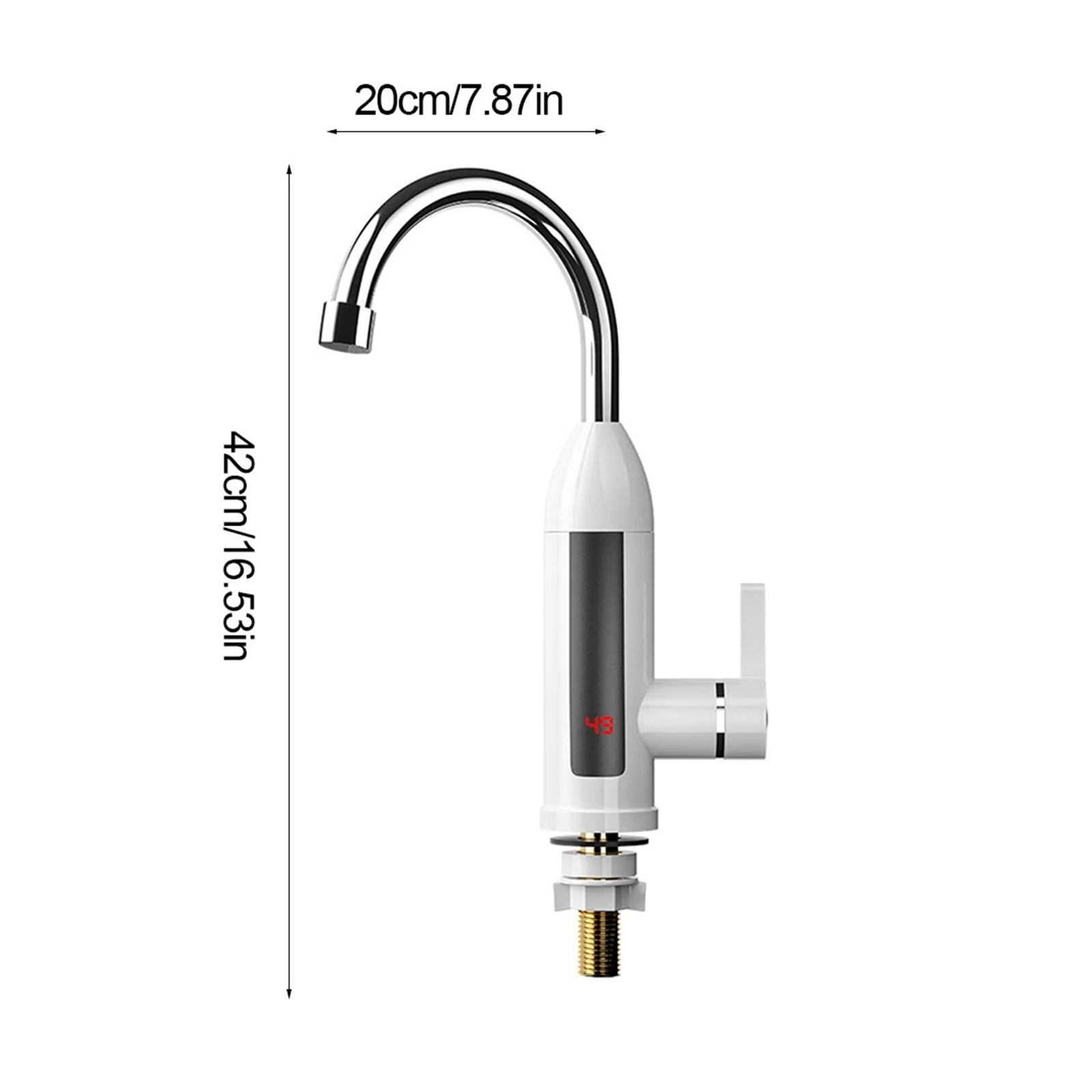 Electric Hot Water Heater Faucet, 3000W Kitchen Instant Heating Faucet,360 Degree Rotation LCD Digital For Kitchen Bathroom ,Made to Last