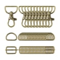 thumbnail image 1 of 50 Uds llavero ganchos giratorios ganchos giratorios llavero con llavero deslizante gancho giratorio a granel Hardware para bolsa de fabricación de, 1 of 8