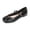 Black, variant on Rokment Vintage Ballet Flat Dress Shoes for Women 2026 Spring Fall Soft Casual Leather Square Toe Ankle Strap Low Heels Mary Jane Bridal Dressy Shoes Black Size 6