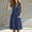 *Navy, variant on Binmer Women's Sleeveless V Neck Button Knee Length Romper with Pocket,Casual Summer Jumpsuit Army Green,Women's Plus L