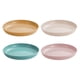 thumbnail image 1 of Material PP duradero, apto para microondas y lavavajillas, perfecto para ensaladas, pasteles o platos principales, 4 opciones de color, platos irrompibles para acampar, paquete de 4, 23 cm, 1 of 6