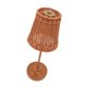 thumbnail image 1 of Lámpara Con Pilas, Lámpara De Mesa De Ratán, Respetuosa Con Los Ojos, Versátil, Moderna, Recargable Para El Patio Del Hogar, 1 of 7