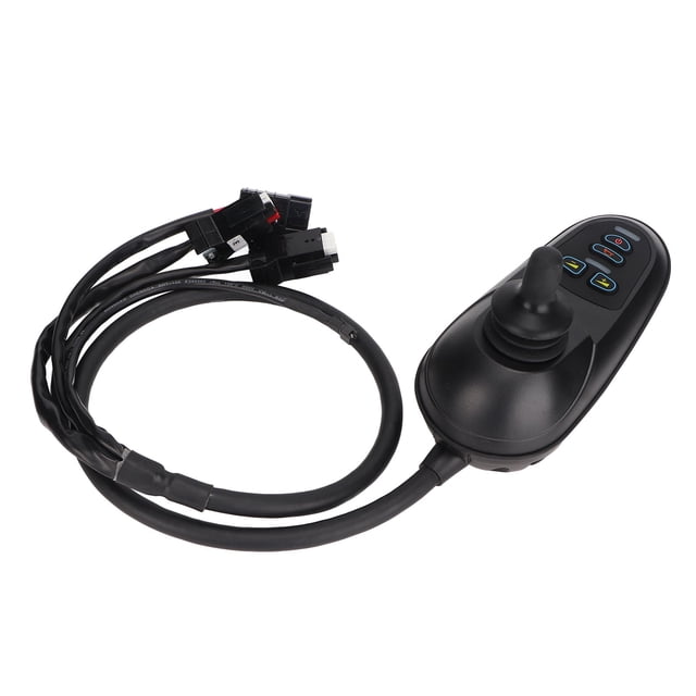 Controlador de Joystick de Silla de Ruedas, Controlador de Silla de Ruedas DC 24V ABS sensible de 360 Grados Rotacia IPX5 Para Robot Inteligente