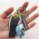 thumbnail image 3 of Cute Conch Keychain Colorful Large Conch Key Ring Car Key Decorative Backpack Keyring, 3 of 4