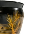 thumbnail image 5 of Oriental Furniture 16" Black Lacquer Fishbowl - Ching Ming, 5 of 6