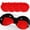 Red, variant on Car Cup Holder Coaster, Silicone Cup Holder Insert, Universal Non-Slip Cup Holders, Car Accessories Interior for Women and Man Interior Sets 4 Pack Black