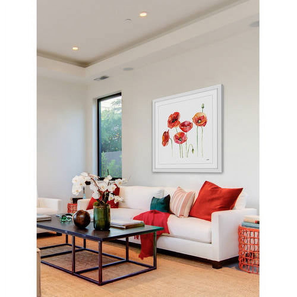 "Poppie Field" Framed Painting Art Print