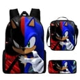 thumbnail image 1 of Sonic Ensemble Trois Pièces pour Élève du Primaire Sac d'École Sac à Dos Dessin Animé anime Sac Bandoulière Trousse -ZHENV-ZJKDGJKJ, 1 of 2