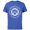 Royal Heather, variant on Marvel Studios Deadpool & Wolverine Adamantium Katanas Logo- Short Sleeve Cotton T-Shirt for Adults - Customized-White