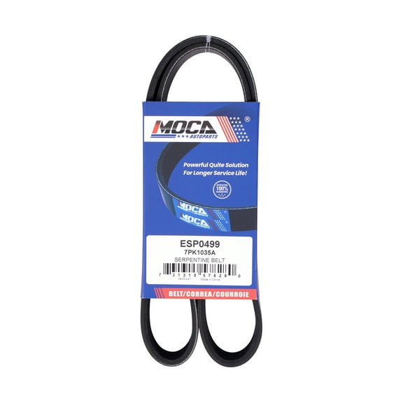 MOCA AUTOPARTS 7PK1035A Serpentine Belt Fit for 2014-2020 INFINITI QX60 3.5L & 2013-2020 Nissan Pathfinder 3.5L & 2015-2020 Nissan Murano 3.5L