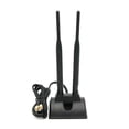 thumbnail image 1 of 2.4GHz 5GHz Double Bande Antenne Wifi, Rp-sma Base Magnétique pour PC, 1 of 5