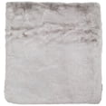 thumbnail image 6 of Northlight Plush Faux Fur with Suede Solid Throw Blanket - 50" x 60" - Gray, 6 of 8