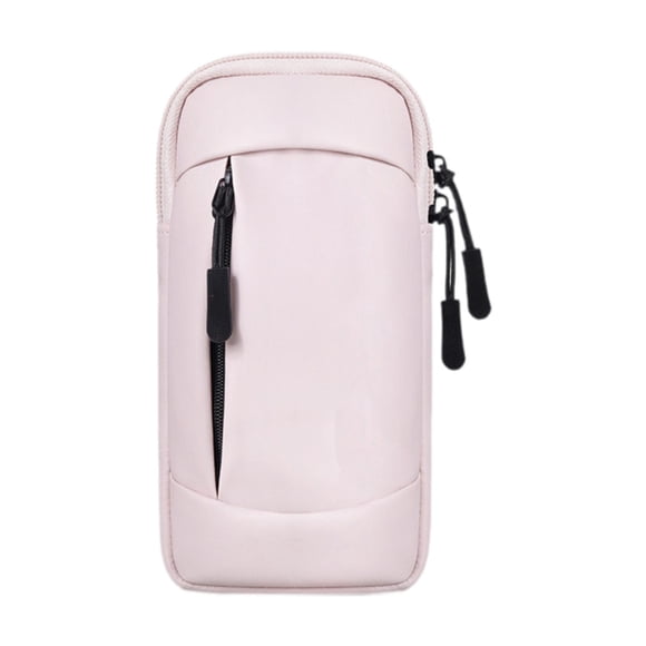 Brazalete deportivo para smartphone, ligero, universal, resistente al agua, para correr Rosa
