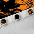 thumbnail image 4 of Feelyou Motorcycle Dirt Bike Black Out Curtains, Extreme Speed Sport Curtains Pack of 2 (42x63 Each), Vintage Checkered Flag Bedroom Curtains, Blackout Curtains Bedroom Decor, 4 of 6