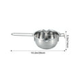 thumbnail image 7 of Hariumiu Stainless Steel Melting Pot for Wax Soap Chocolate 400/600ml Wax Melting Boiler Homemade Craft Gadget for Candle Making Baking, 7 of 7