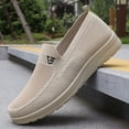 thumbnail image 3 of Men's Stylish Solid Knit Casual Shoes - The Perfect Choice for Outdoor Adventures and Leisure Enthusiasts - Lightweight, Breathable, Non-Slip, 3 of 9