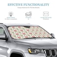 thumbnail image 2 of Bingfone Rose Flowers Car Windshield Sunshade,Sun Foldable Sun Shield Sun Visor for Car - Medium, 2 of 8