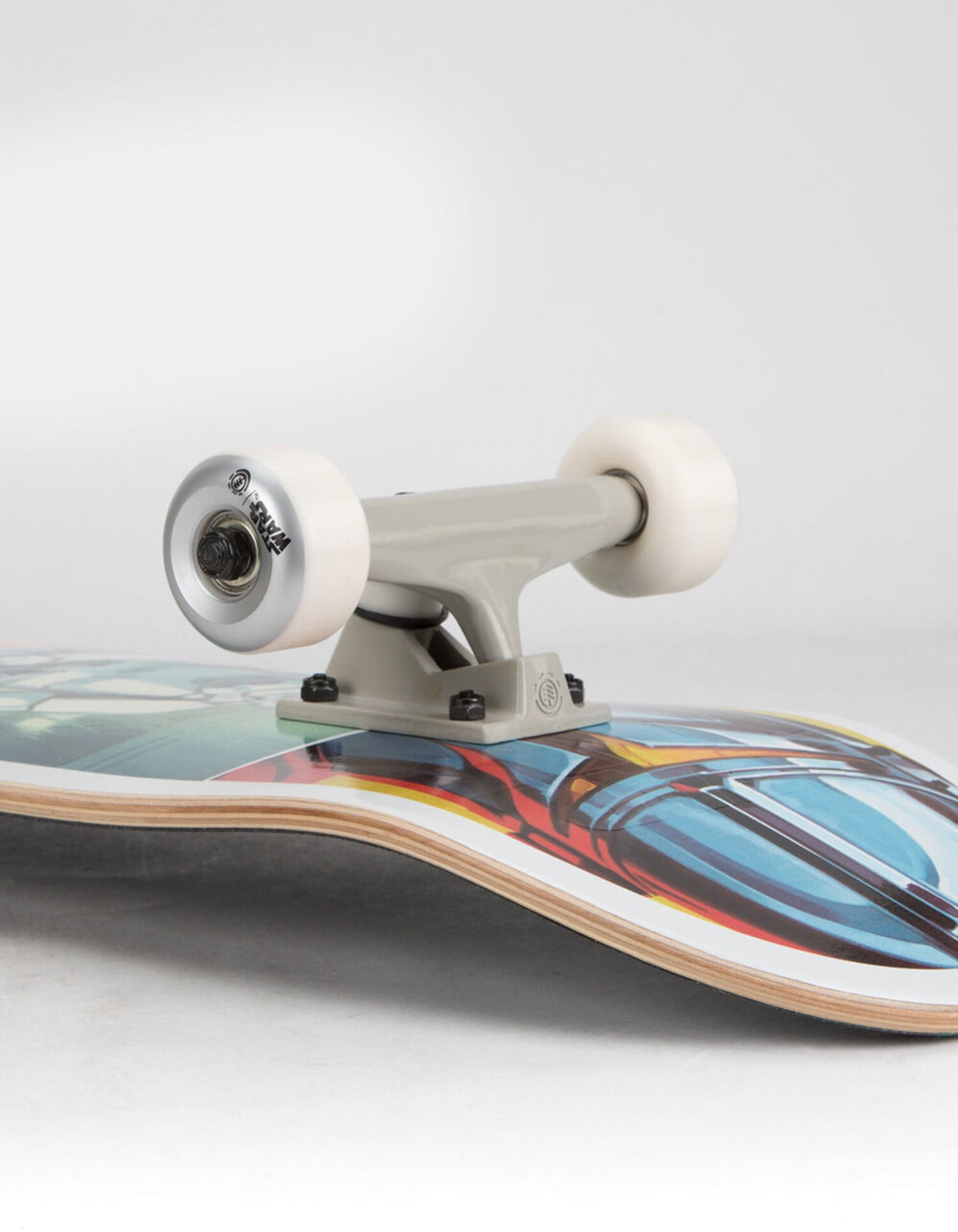 STARWARS x ELEMENT THE MANDALORIAN スケボー Element Star Wars Mandalorian Quad Skateboard Complete Black