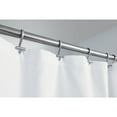 thumbnail image 3 of iDesign Multi Stripe PEVA Fabric Shower Curtain – 11.75” x 9” x 1.5”, Multicolor Bathroom Curtain, 3 of 4