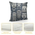 thumbnail image 4 of Nawypu  Vintage Aloha Tiki Throw Pillow Covers Decorative Pillowcase Square Cushion Cases for Home Sofa Bedroom Livingroom, 4 of 5