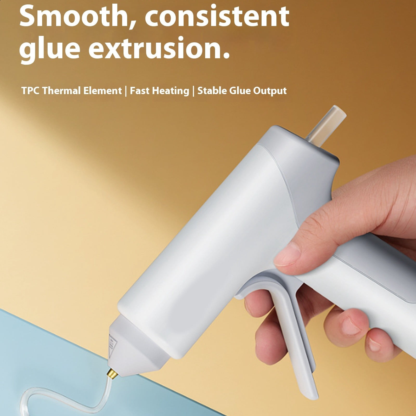 Cordless Hot Adhesive Guns Fast Heating Ergonomic Handle High Temperature Stability For DIYer Crafts Home Repairs