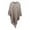 Khaki, variant on Elainilye Fashion Women's Poncho Sweater Casual Warm Tassel Cape Knitted Shawl Striped Scarf Pullover Tops Gifts for Women,Brown