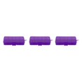 thumbnail image 2 of Thinsony 10 Grid Plastic Jewelry Removable Storage Box Beads Container Earring Purple 12.8x6.5x2.2cm 3Set, 2 of 6