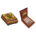 thumbnail image 2 of Beautiful Sunflowers Theme Inlaid Ercolano Art Musical Jewelry Box, Music Selection - Volare, 2 of 2