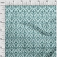 thumbnail image 3 of oneOone Cotton Poplin Twill Light Blue Fabric Damask Dress Material Fabric Print Fabric By The Yard 56 Inch Wide, 3 of 4