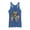 Royal Blue Heather, variant on Women's Toy Story Character Logo Party  Racerback Tank Top White Heather X Small