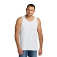 thumbnail image 3 of Gildan Heavy Cotton Men's Tank Top, Comfortable Sleeveless Undershirt, White, 12 Pack, XL, 3 of 8