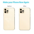 thumbnail image 3 of Back Glass Replacement for iPhone 13 pro max 6.7 inches with Pre-Installed Adhesive & Repairing Tool Kits（Gold）, 3 of 6