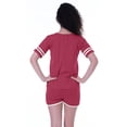 thumbnail image 4 of Moomaya Womens Plain Nightwear Set w/ Shorts Cotton Sleepwear 2 Pcs Nightdresses, 4 of 8