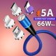 thumbnail image 2 of Cable magnético USB tipo C 5A SFC para Huawei 3A, carga rápida para iPhone, Xiaomi, Samsung, OPPO, Cable USB magnético Microusb para android Tan Jianjun  unisex, 2 of 2