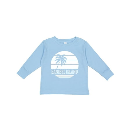 

Inktastic Sanibel Island Florida Vacation Boys or Girls Long Sleeve Toddler T-Shirt