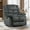 Gray, variant on Bonzy Home Recliner Chairs for Living Room Manual Reclining Chair Single Sofa for Bedroom, Gray