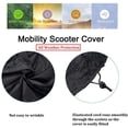thumbnail image 3 of Cubierta impermeable para scooter, protección ultravioleta a prueba de polvo y viento, 245*50*140cm RV, 3 of 4