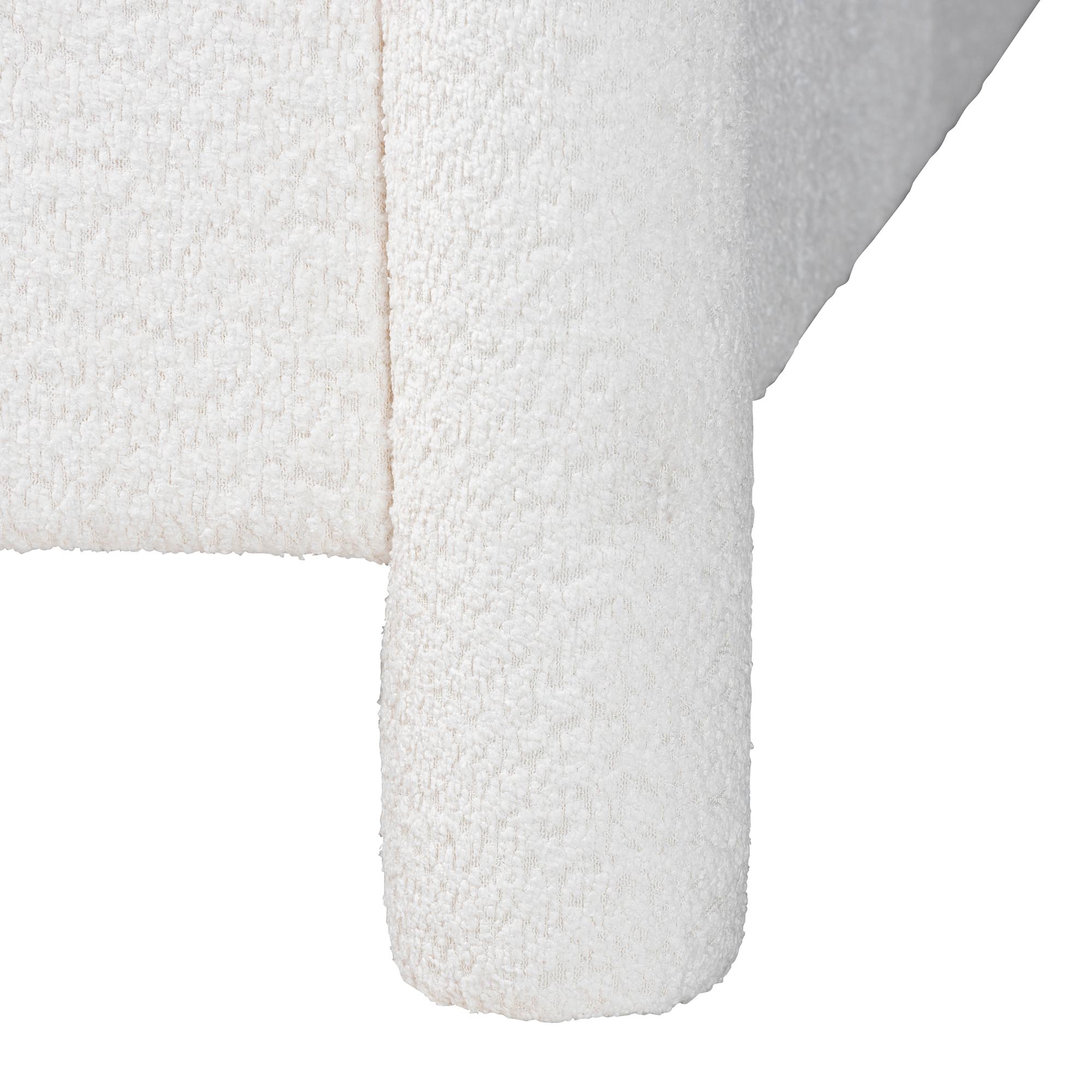 Baxton Studio Laria Modern Platform Bed, Queen, White